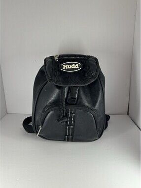 Mudd Backpac Black Adjustable Strap Nice Condition Pre-Owned